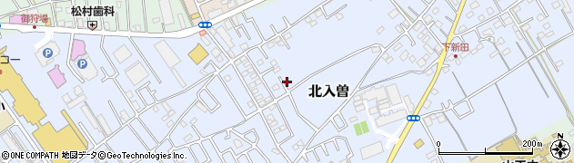 埼玉県狭山市北入曽558周辺の地図
