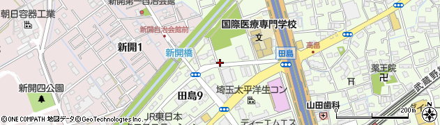 埼玉県さいたま市桜区田島9丁目周辺の地図