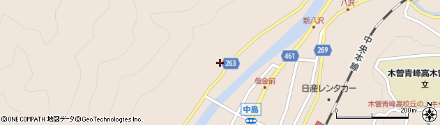 長野県木曽郡木曽町福島中畑5956周辺の地図