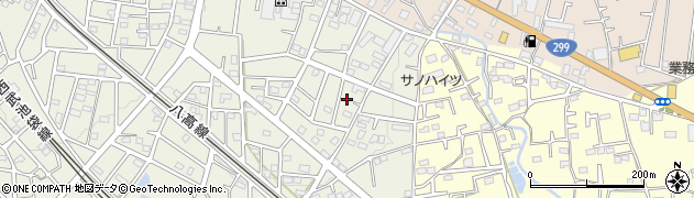 埼玉県飯能市笠縫366周辺の地図