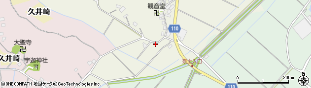 千葉県成田市奈土438周辺の地図