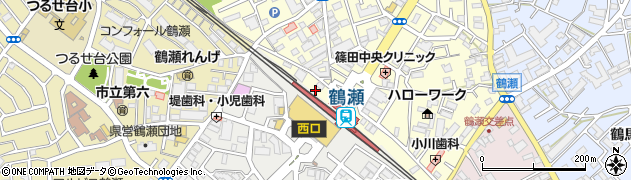 ぎょうざの満洲 鶴瀬東口店周辺の地図