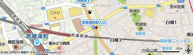 ビアンカ 武蔵浦和店(Bianca)周辺の地図