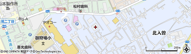 埼玉県狭山市北入曽695-1周辺の地図