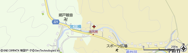 埼玉県飯能市下直竹462周辺の地図