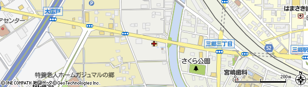 ピザ工房馬車道 三郷店周辺の地図