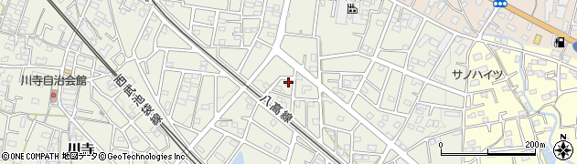 埼玉県飯能市笠縫410周辺の地図