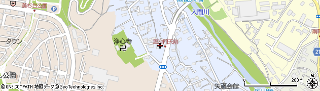 埼玉県飯能市矢颪229周辺の地図