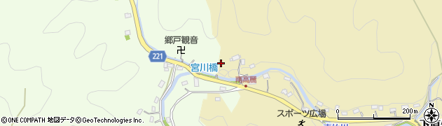 埼玉県飯能市下直竹11周辺の地図