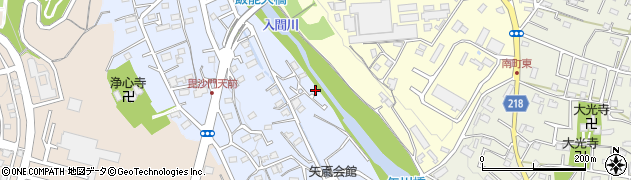 埼玉県飯能市矢颪132周辺の地図