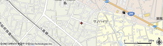 埼玉県飯能市笠縫362周辺の地図