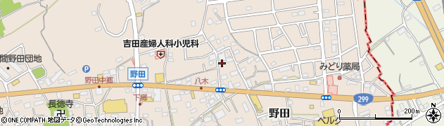 埼玉県入間市野田1218周辺の地図