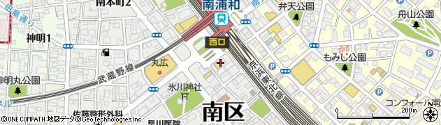 成文堂書店　南浦和店周辺の地図