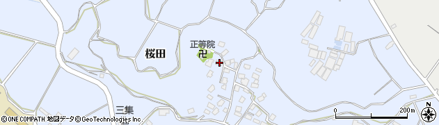 千葉県成田市桜田584周辺の地図