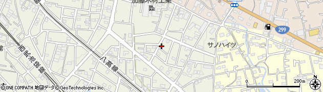 埼玉県飯能市笠縫365周辺の地図