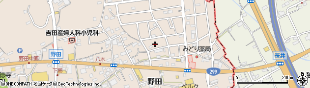 埼玉県入間市野田3047周辺の地図