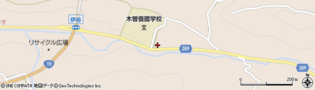 長野県木曽郡木曽町福島伊谷1168周辺の地図