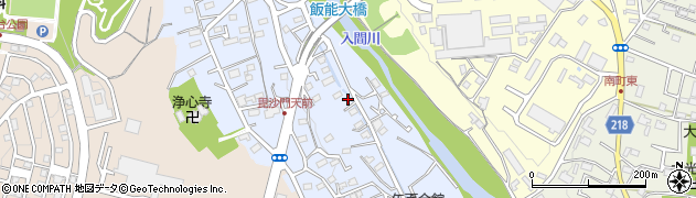 埼玉県飯能市矢颪118周辺の地図