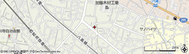埼玉県飯能市笠縫409周辺の地図