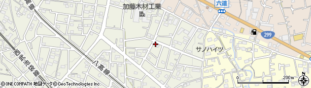 埼玉県飯能市笠縫395周辺の地図