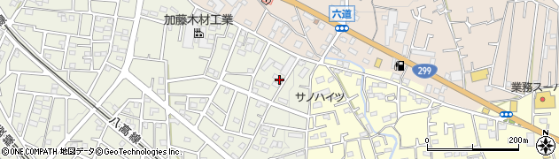 埼玉県飯能市笠縫360周辺の地図