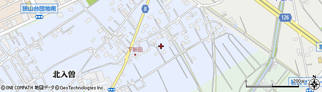 埼玉県狭山市北入曽61周辺の地図