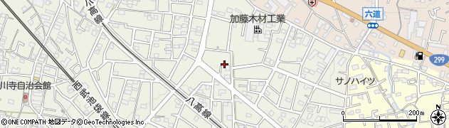埼玉県飯能市笠縫408周辺の地図