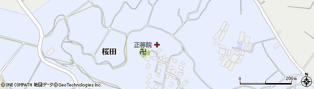 千葉県成田市桜田589周辺の地図
