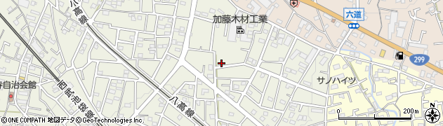 埼玉県飯能市笠縫407周辺の地図