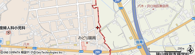 埼玉県入間市野田3037周辺の地図
