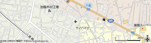 埼玉県飯能市笠縫354周辺の地図