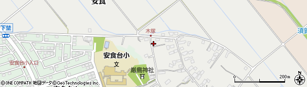 千葉県印旛郡栄町安食1554周辺の地図