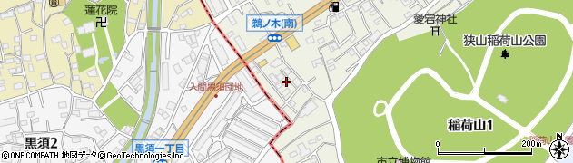 埼玉県狭山市鵜ノ木22周辺の地図