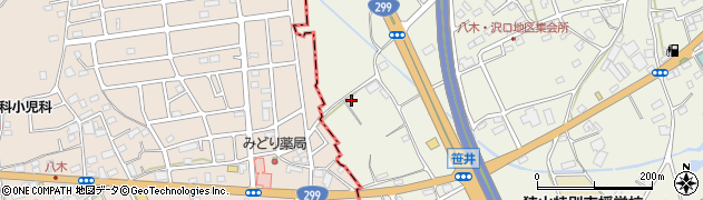 埼玉県狭山市笹井2792周辺の地図