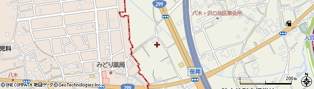 埼玉県狭山市笹井2793周辺の地図