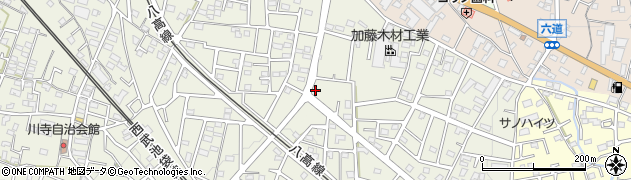 埼玉県飯能市笠縫411周辺の地図