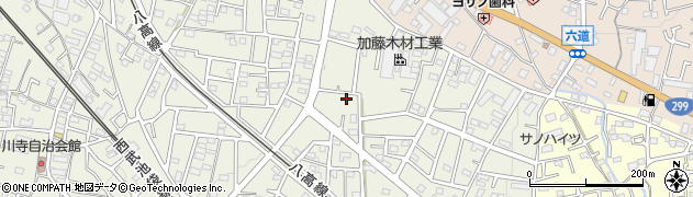 埼玉県飯能市笠縫413周辺の地図