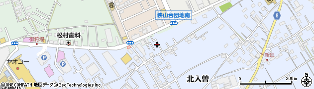 埼玉県狭山市北入曽677周辺の地図