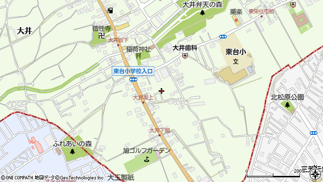 〒356-0053 埼玉県ふじみ野市大井の地図