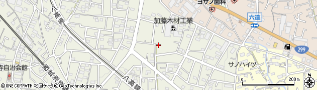 埼玉県飯能市笠縫406周辺の地図