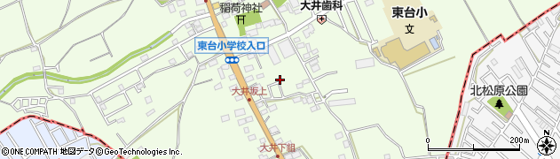 埼玉県ふじみ野市大井周辺の地図
