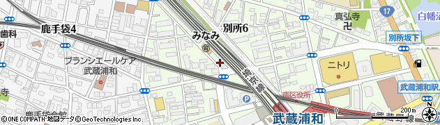 埼英スクール武蔵浦和校周辺の地図