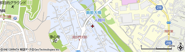 埼玉県飯能市矢颪126周辺の地図
