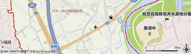 埼玉県狭山市笹井2999周辺の地図