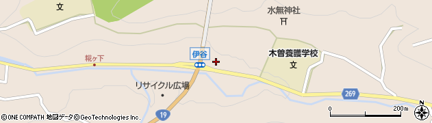 長野県木曽郡木曽町福島伊谷1223周辺の地図