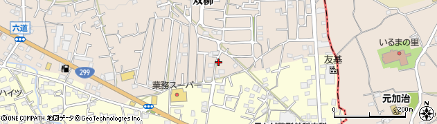 埼玉県飯能市双柳863周辺の地図
