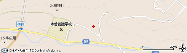 長野県木曽郡木曽町福島伊谷1105周辺の地図