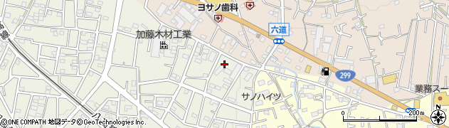 埼玉県飯能市笠縫355周辺の地図