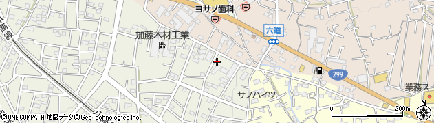 埼玉県飯能市笠縫356周辺の地図