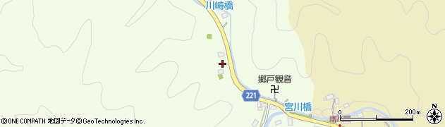 埼玉県飯能市上直竹下分周辺の地図